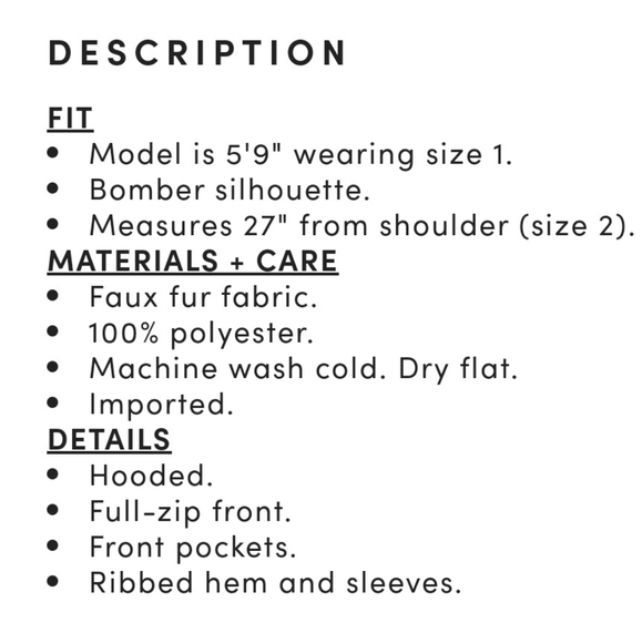 🖤Torrid Faux Fur Bomber Jacket - Picture 5 of 6